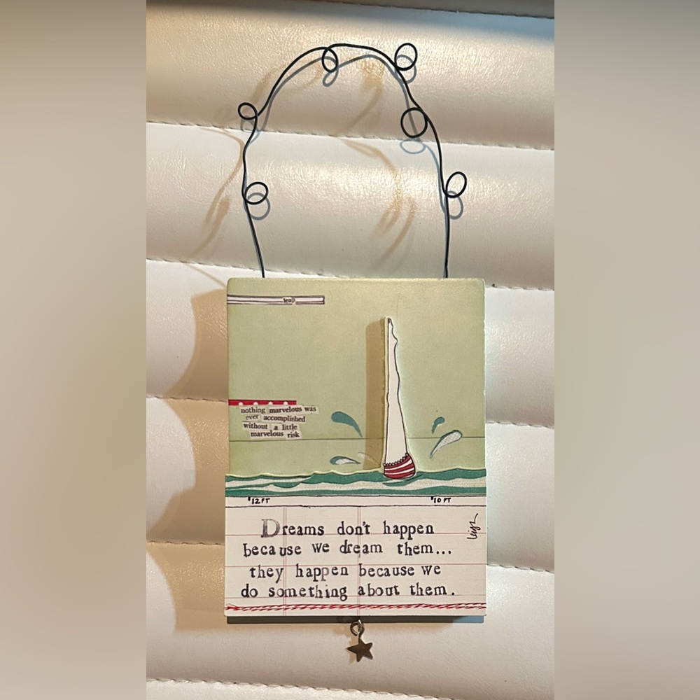 Curly Girl Designs Art with Wire Hanger